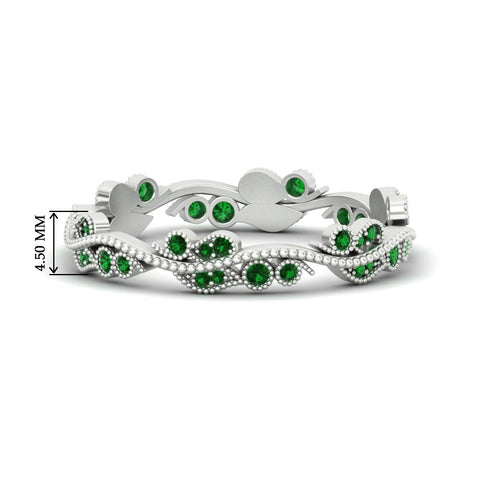 Vintage Wave Diamond Band