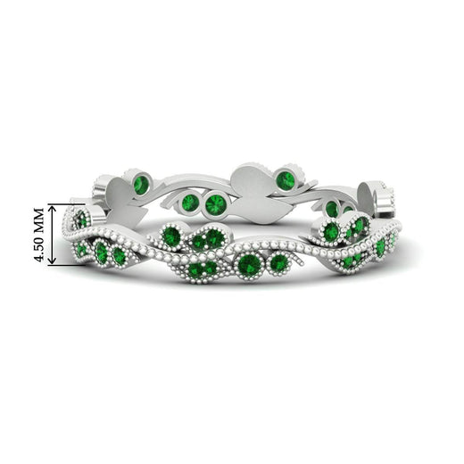 Vintage Wave Diamond Band
