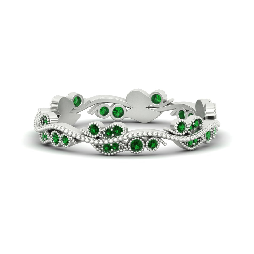 Vintage Wave Diamond Band