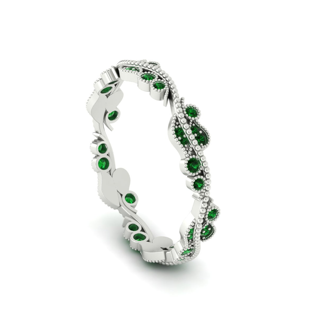 Vintage Wave Diamond Band