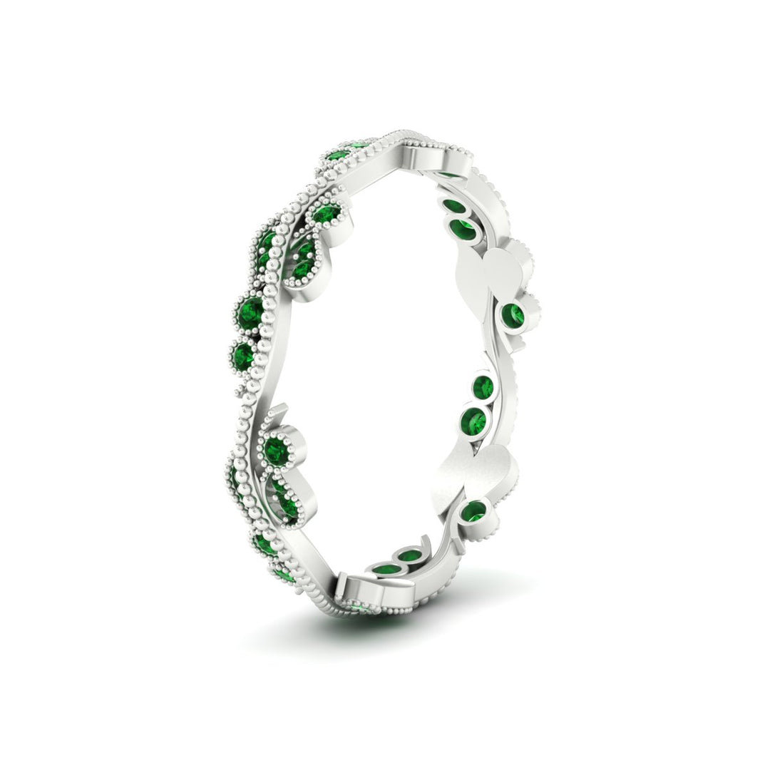 Vintage Wave Diamond Band