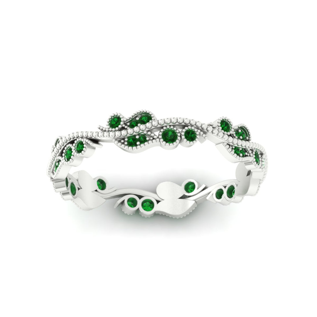 Vintage Wave Diamond Band