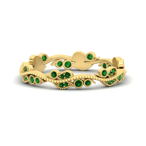Vintage Wave Diamond Band