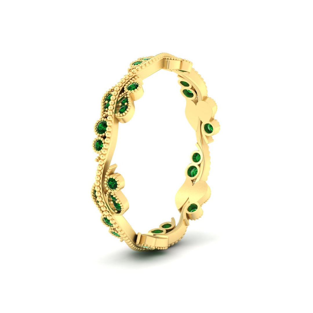 Vintage Wave Diamond Band