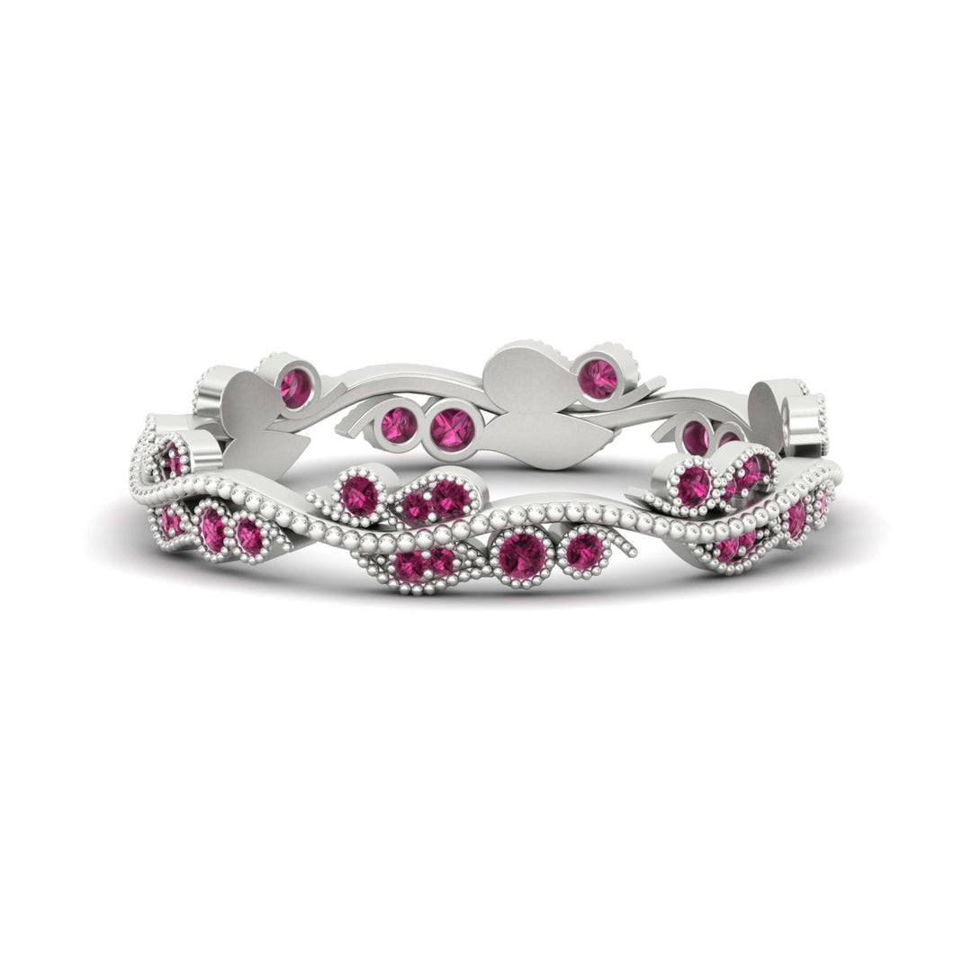 Vintage Wave Diamond Band