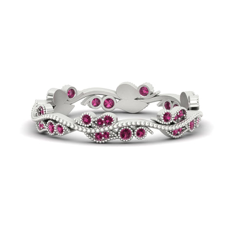 Vintage Wave Diamond Band