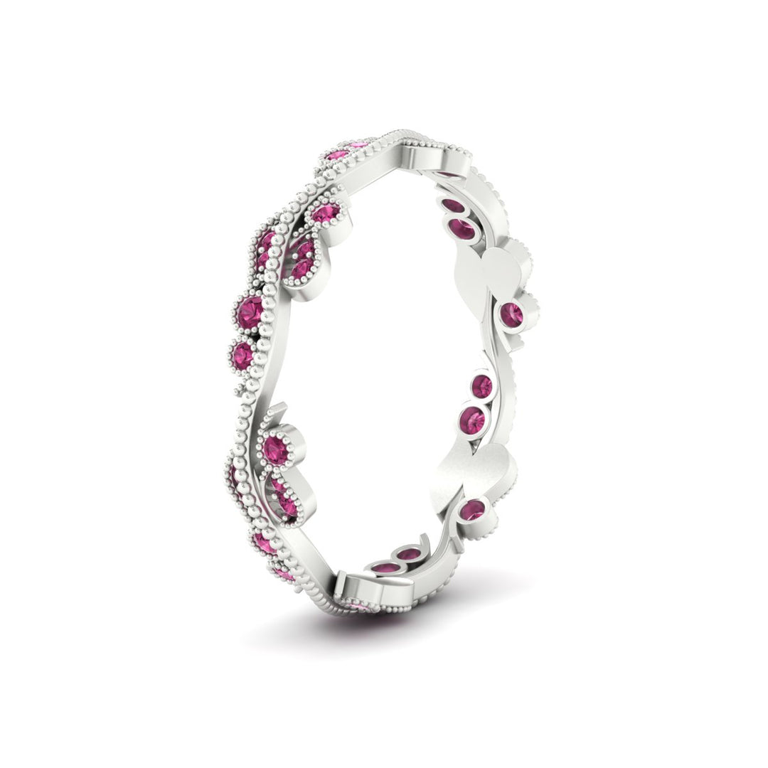 Vintage Wave Diamond Band