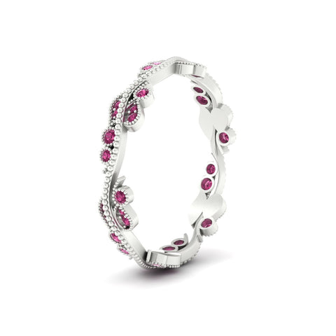 Vintage Wave Diamond Band