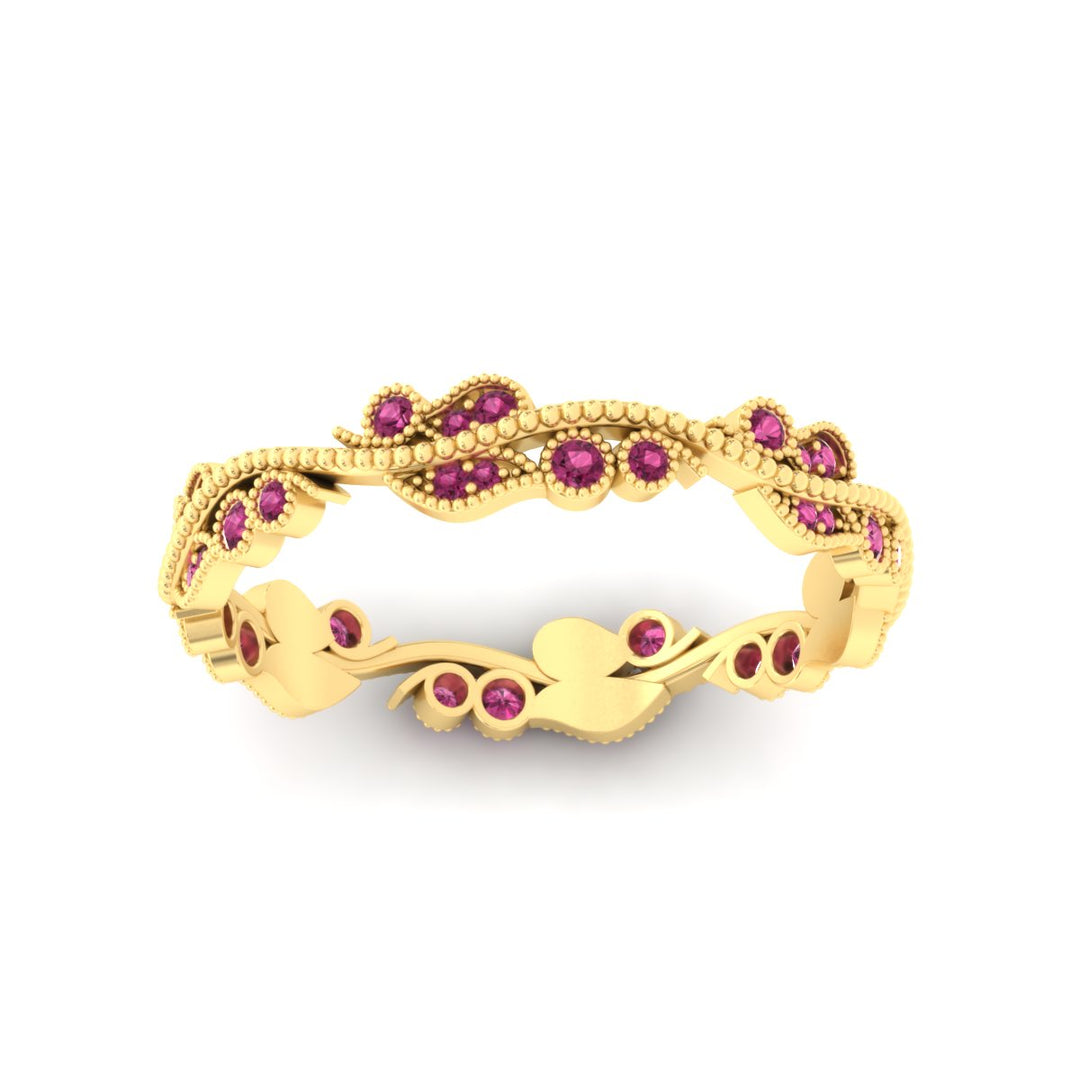 Vintage Wave Diamond Band