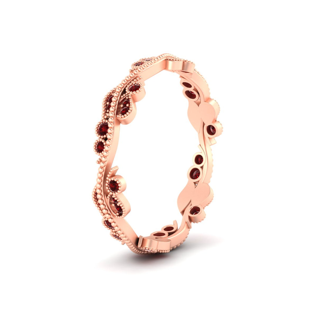 Vintage Wave Diamond Band