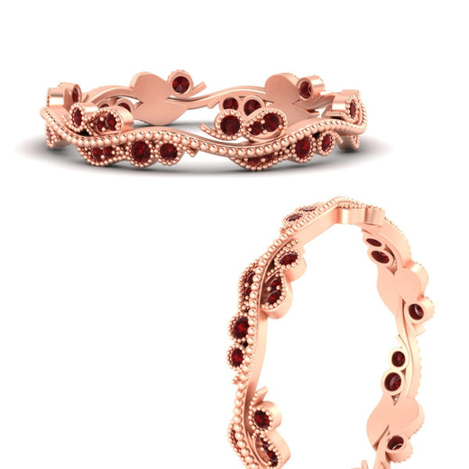 Vintage Wave Diamond Band