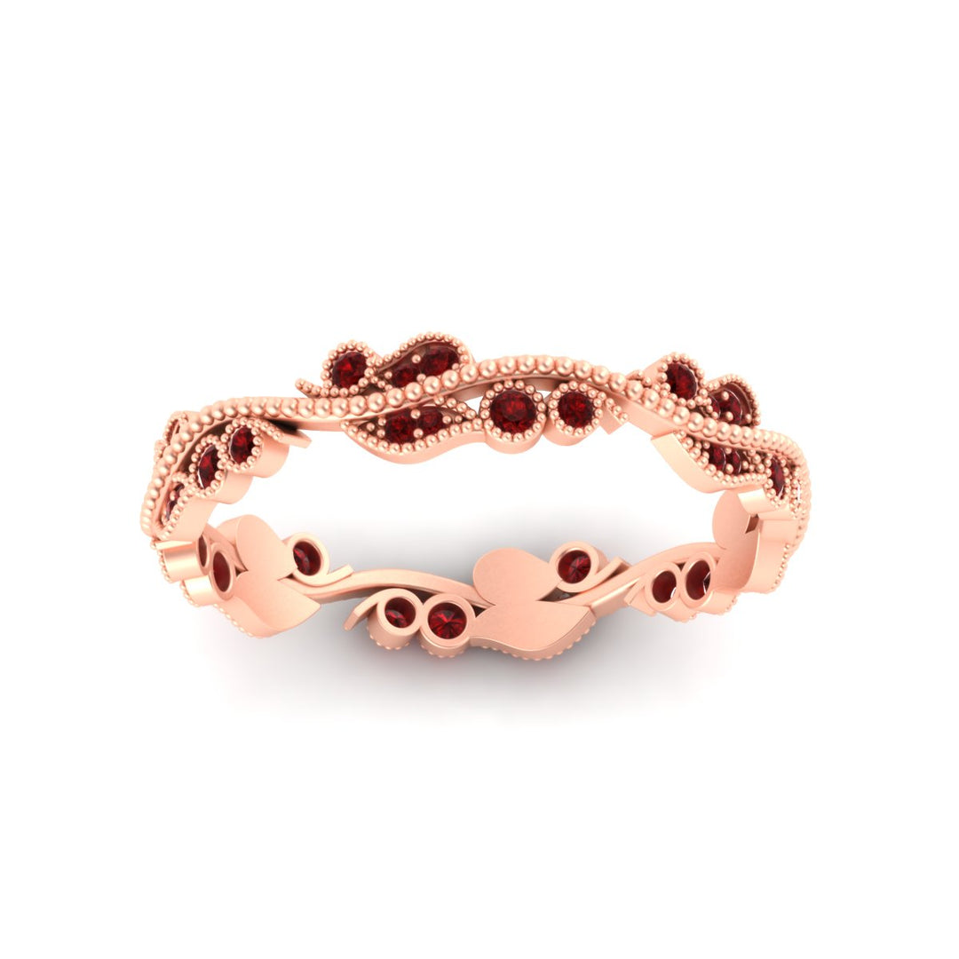 Vintage Wave Diamond Band