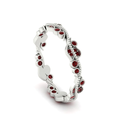Vintage Wave Diamond Band