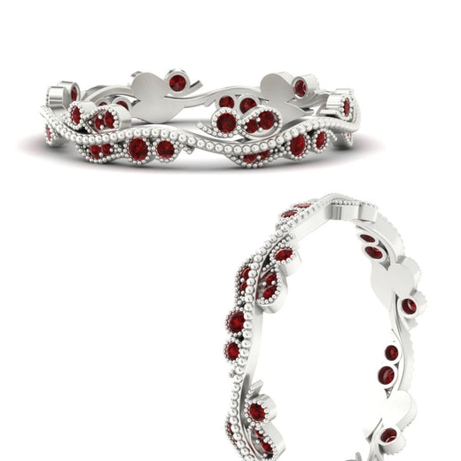 Vintage Wave Diamond Band