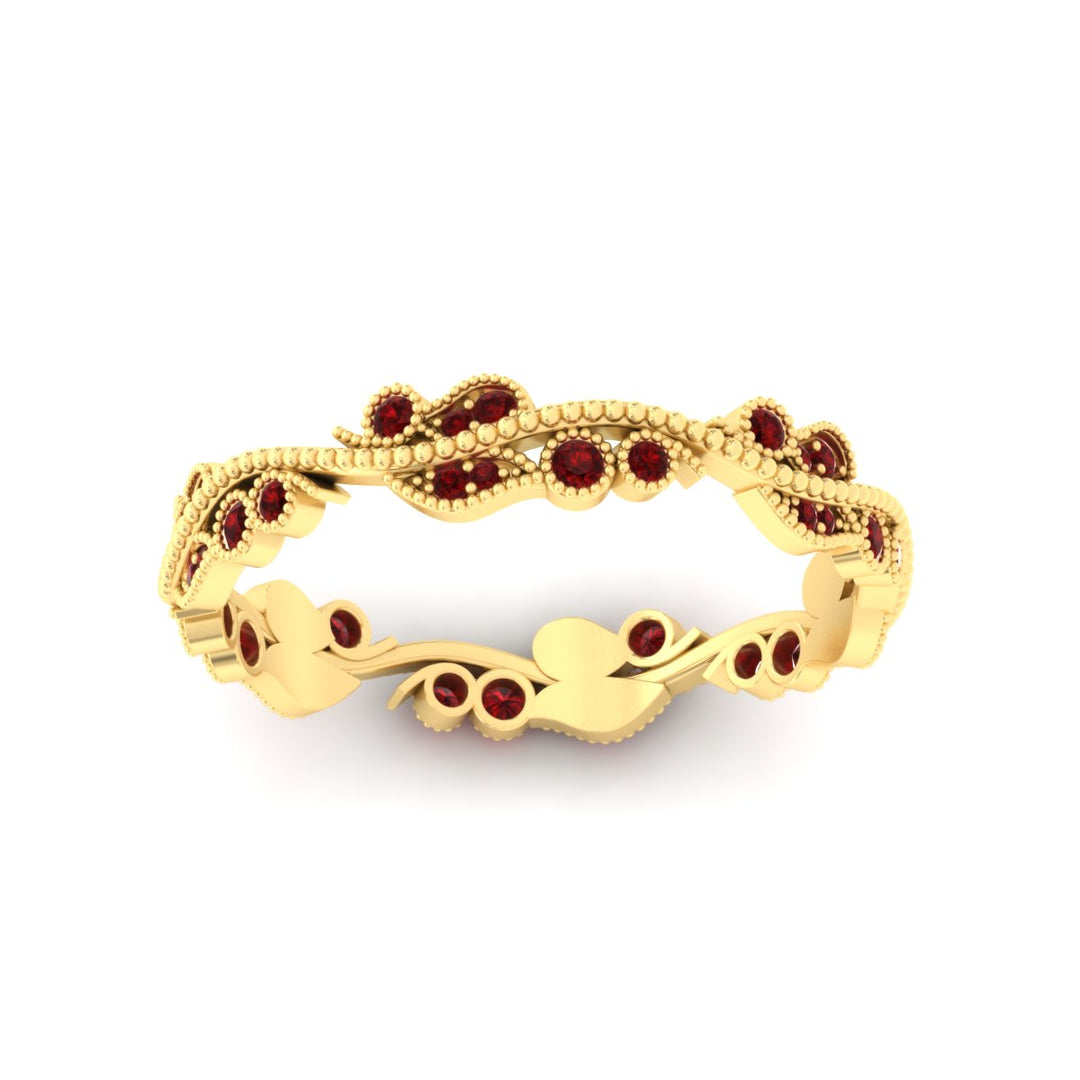 Vintage Wave Diamond Band