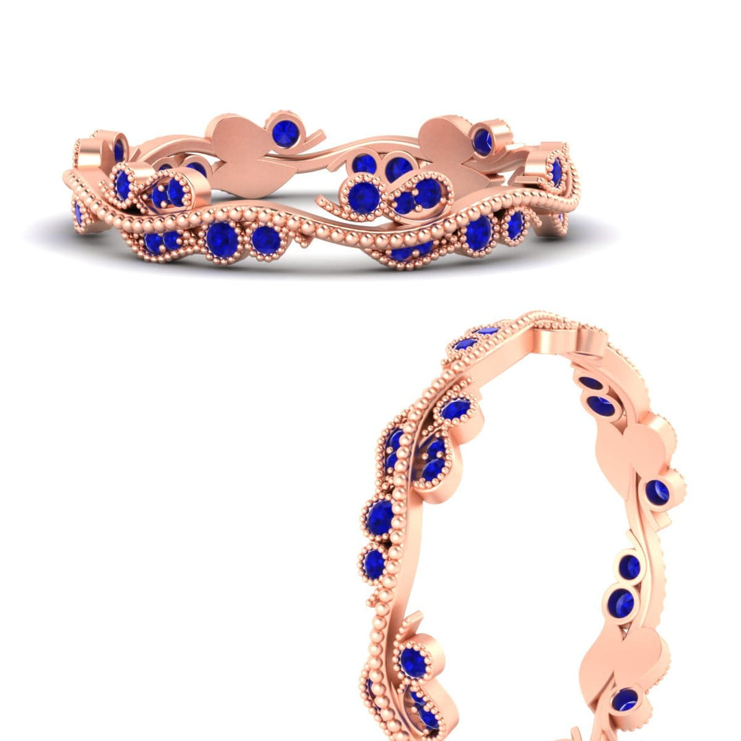 Vintage Wave Diamond Band