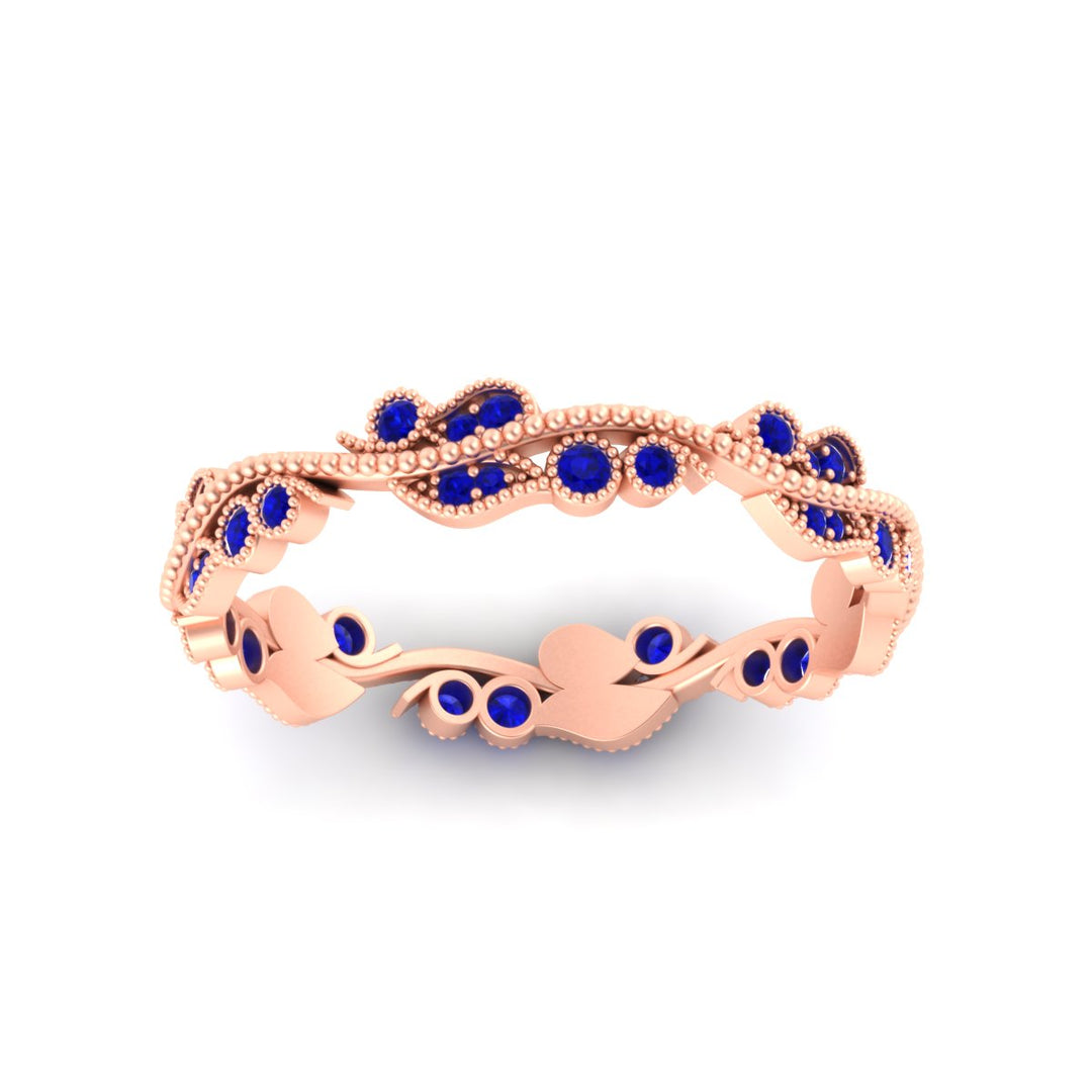 Vintage Wave Diamond Band