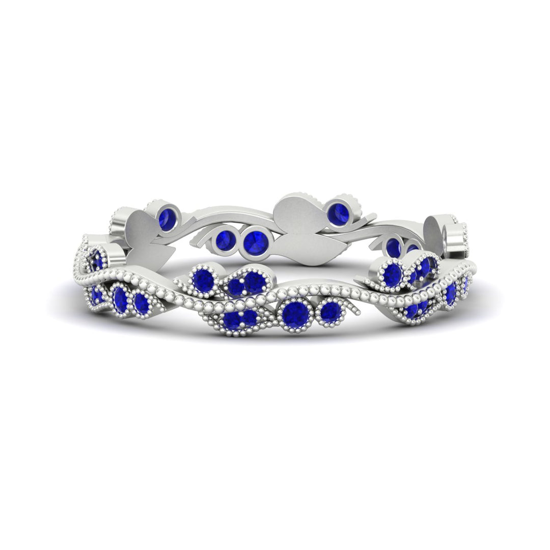 Vintage Wave Diamond Band