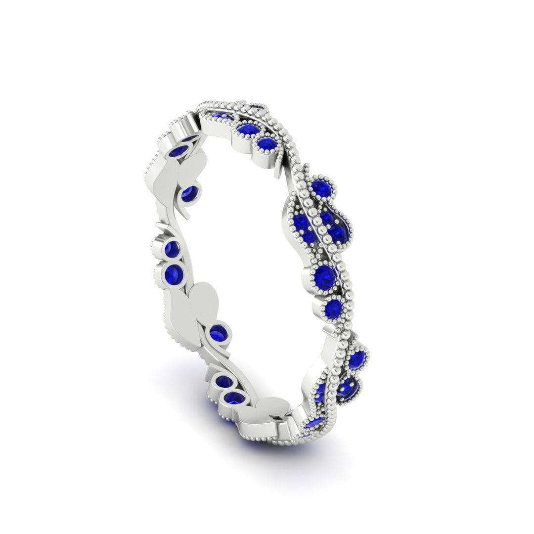 Vintage Wave Diamond Band