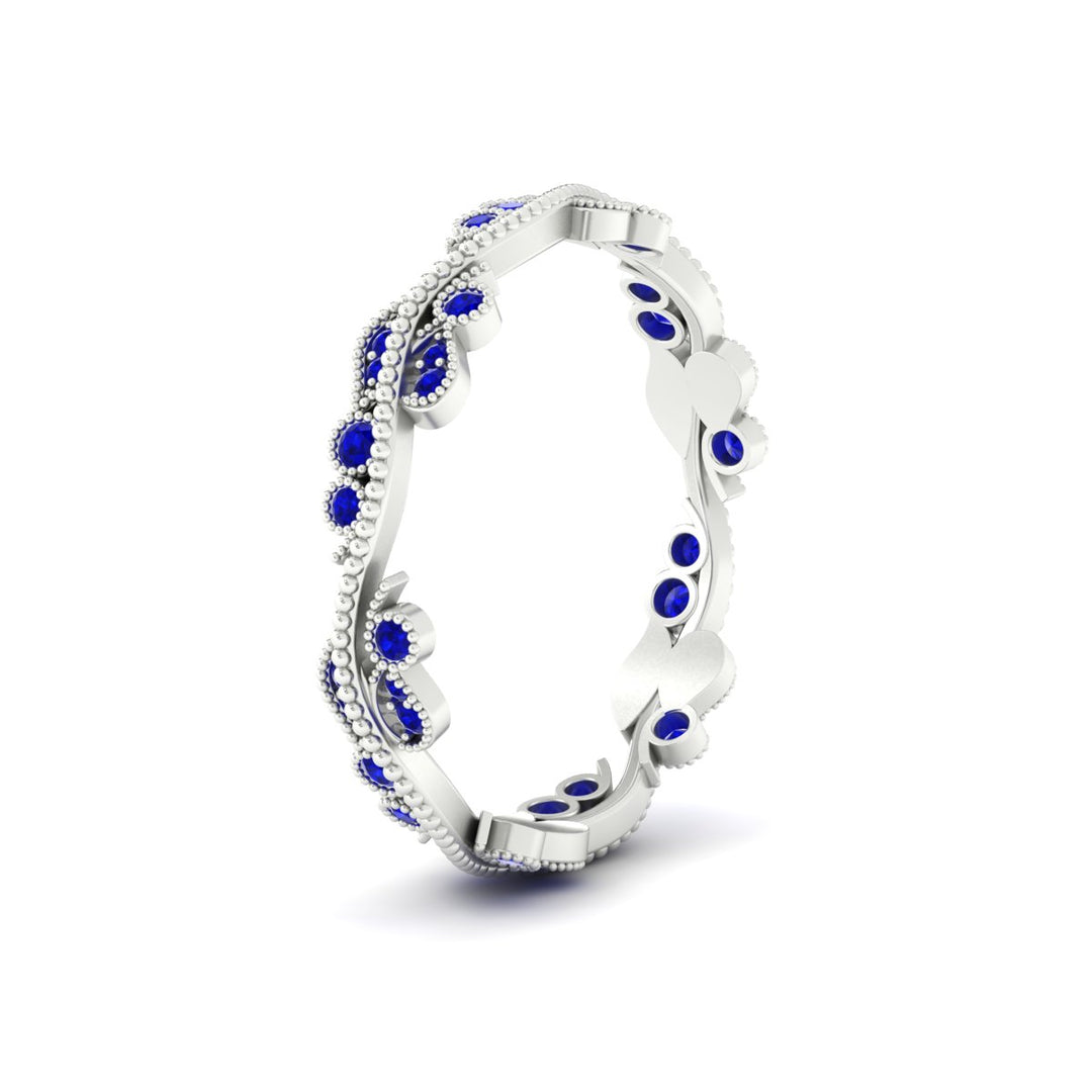 Vintage Wave Diamond Band