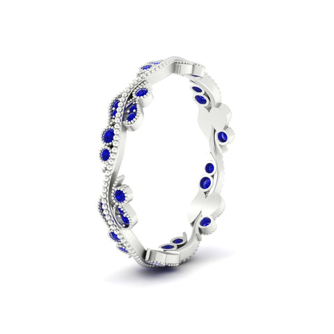 Vintage Wave Diamond Band