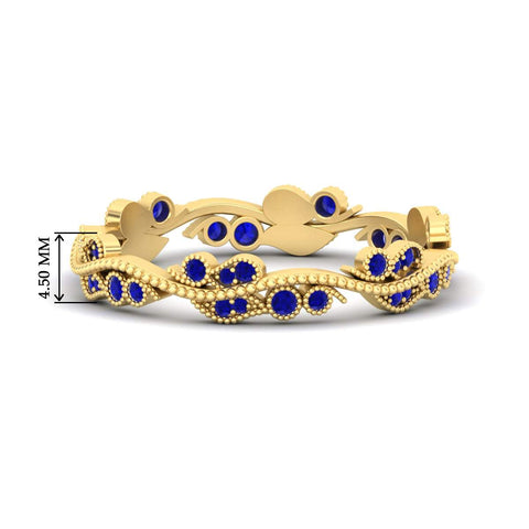 Vintage Wave Diamond Band