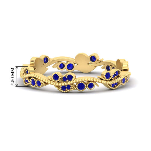 Vintage Wave Diamond Band