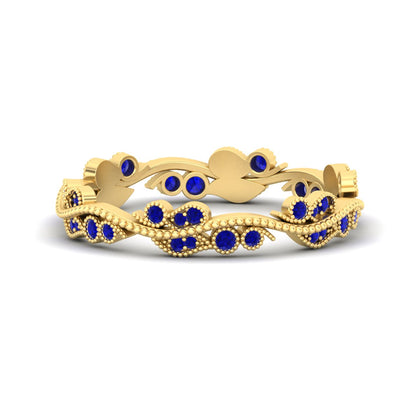 Vintage Wave Diamond Band