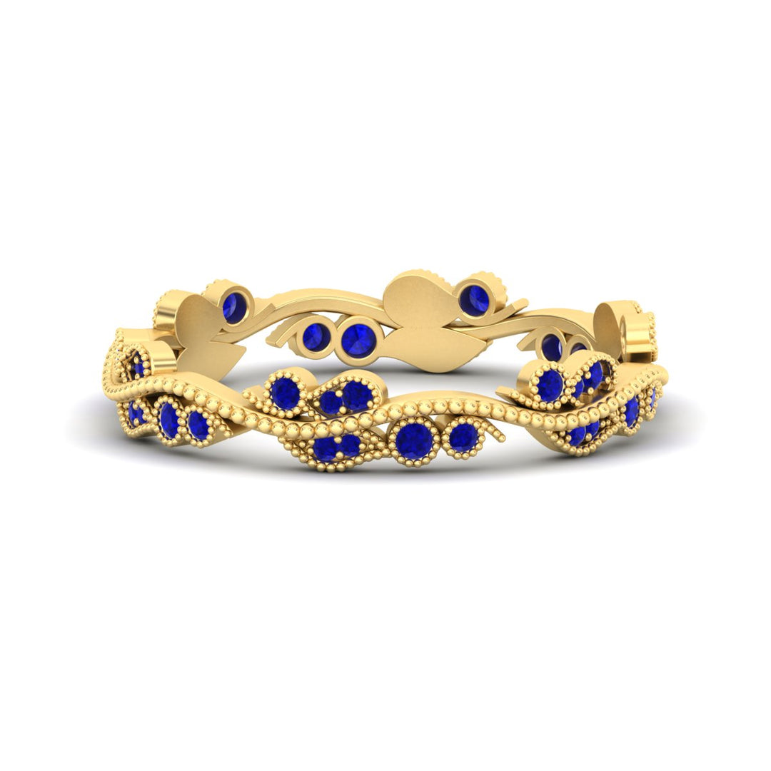 Vintage Wave Diamond Band