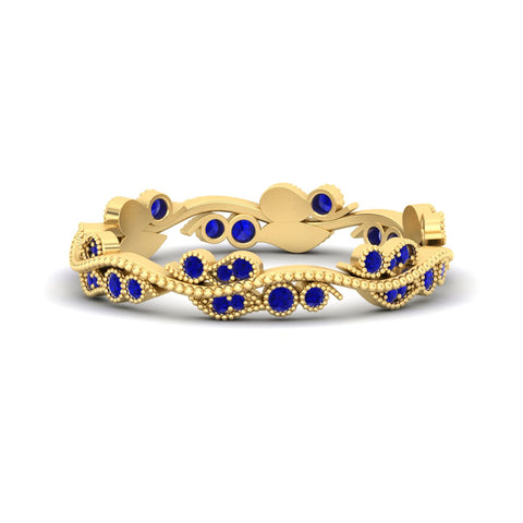 Vintage Wave Diamond Band