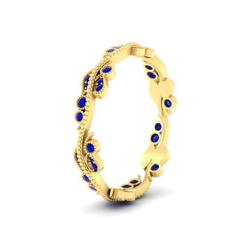 Vintage Wave Diamond Band