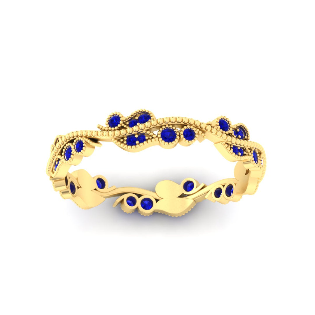 Vintage Wave Diamond Band