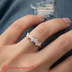 Load image into Gallery viewer, vintage-wedding-bands-for-women-rose-gold-fdwb2308-model