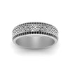 Load image into Gallery viewer, vintage-wide-black-diamond-eternity-band-for-her-in-white-gold-FDEWB8645GBLACK-NL-WG
