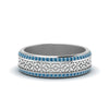 Load image into Gallery viewer, vintage-wide-blue-topaz-eternity-band-for-her-in-white-gold-FDEWB8645GICBLTO-NL-WG