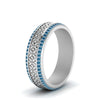 Load image into Gallery viewer, vintage-wide-blue-topaz-eternity-band-for-her-in-white-gold-FDEWB8645GICBLTO-NL-WG