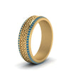 Load image into Gallery viewer, vintage-wide-blue-topaz-eternity-band-for-her-in-yellow-gold-FDEWB8645GICBLTO-NL-YG