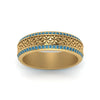 Load image into Gallery viewer, vintage-wide-blue-topaz-eternity-band-for-her-in-yellow-gold-FDEWB8645GICBLTO-NL-YG