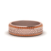 Load image into Gallery viewer, vintage-wide-orange-topaz-eternity-band-for-her-in-rose-gold-FDEWB8645GSAOR-NL-RG