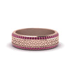 Load image into Gallery viewer, vintage-wide-pink-sapphire-eternity-band-for-her-in-rose-gold-FDEWB8645GSADRPI-NL-RG