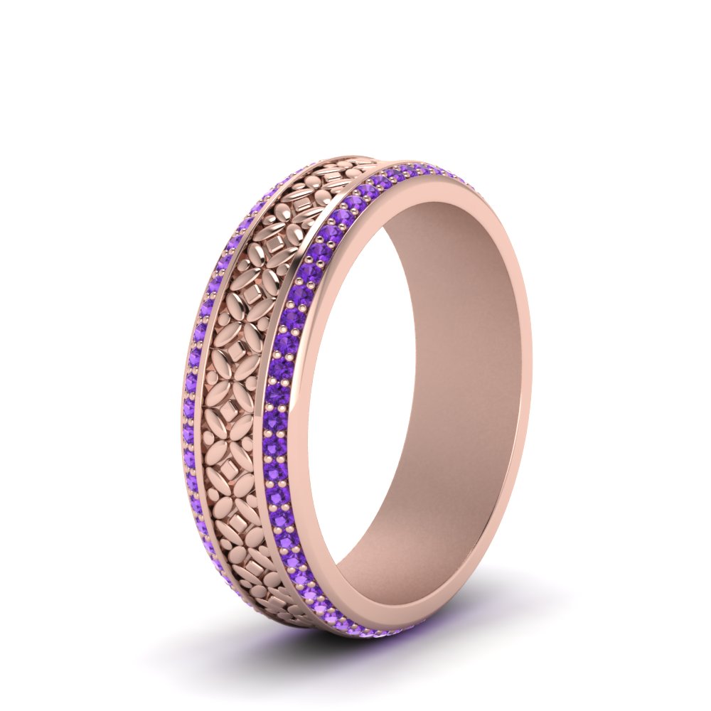vintage-wide-purple-topaz-eternity-band-for-her-in-rose-gold-FDEWB8645GVITO-NL-RG