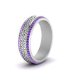 Load image into Gallery viewer, vintage-wide-purple-topaz-eternity-band-for-her-in-white-gold-FDEWB8645GVITO-NL-WG