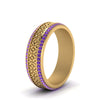 Load image into Gallery viewer, vintage-wide-purple-topaz-eternity-band-for-her-in-yellow-gold-FDEWB8645GVITO-NL-YG