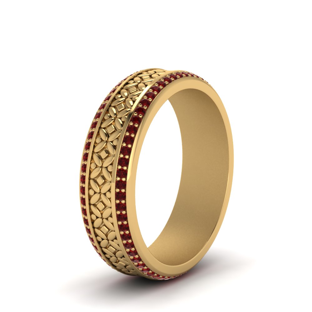 vintage-wide-ruby-eternity-band-for-her-in-yellow-gold-FDEWB8645GRUDR-NL-YG