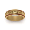 Load image into Gallery viewer, vintage-wide-ruby-eternity-band-for-her-in-yellow-gold-FDEWB8645GRUDR-NL-YG