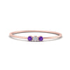 Load image into Gallery viewer, violet-topaz-3-stone-bezel-delicate-ring-in-rose-gold-FD9412RORGVITO-NL-RG.jpg