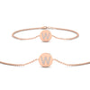 Load image into Gallery viewer, Alphabet disc diamond bracelet