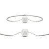 Load image into Gallery viewer, Alphabet disc diamond bracelet