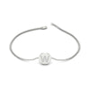 Load image into Gallery viewer, Alphabet disc diamond bracelet