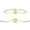Load image into Gallery viewer, Alphabet disc diamond bracelet